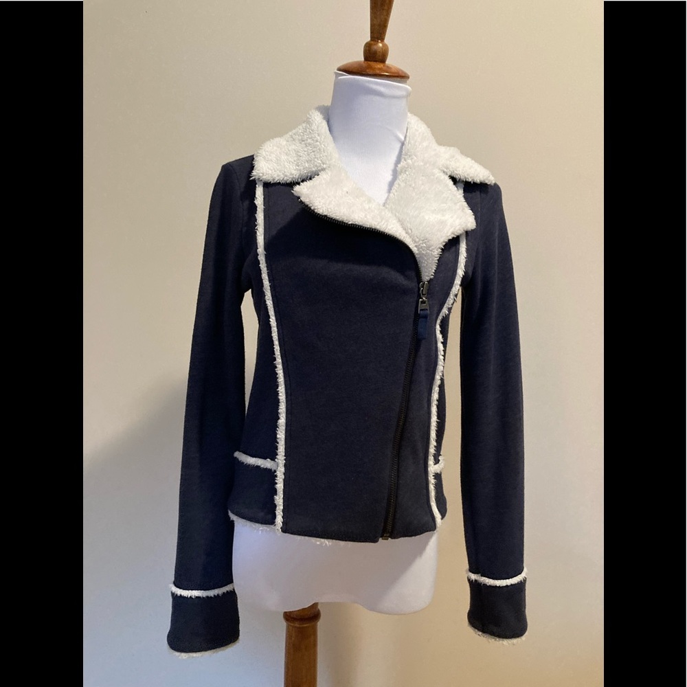 Splendid Knit Moto Jacket